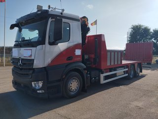 Mercedes ACTROS 25 45-CAMIONES PORTAMAQUINARIAS