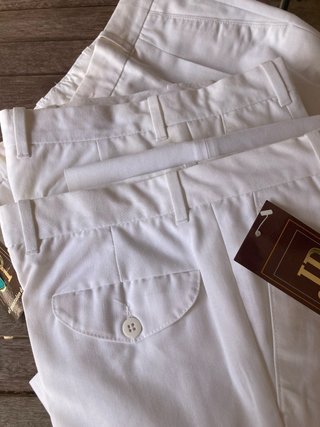 Lote 3 Pantalones Blancos Marinero