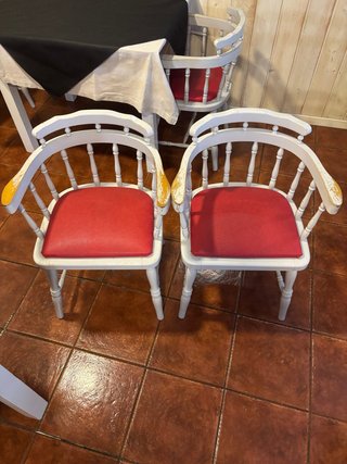 Set de 5 Sillas de Madera