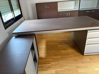 Conjunto de despacho madera