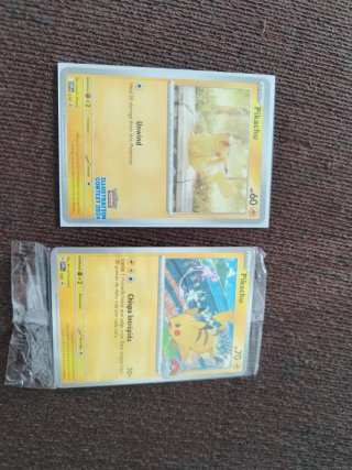 2 Cartas Pokémon Pikachu (Illustration Contest)
