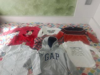 Lote de 8 prendas de ropa para niño