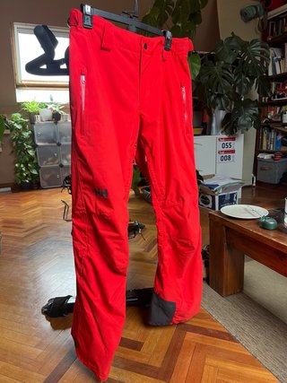 Pantalones de esquí Helly Hansen rojos