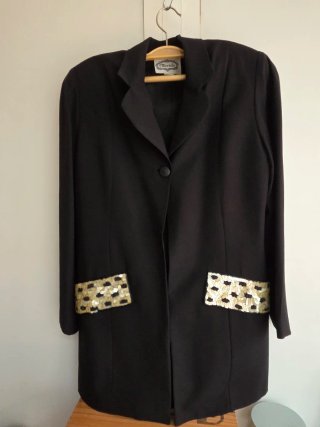 Chaqueta Negra Mevisto Talla M