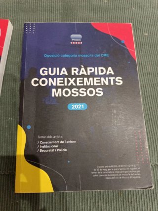 Guia rápida conocimientos mossos 2021-2022