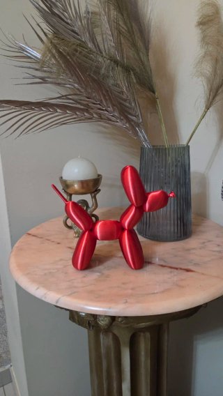 Scultura Cane Palloncino Rosso balloon dog iconico