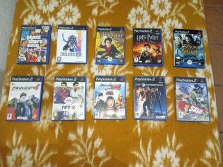 Lote de 10 juegos para PS2 (Casi todos con manual)
