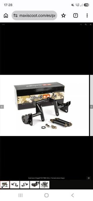 Subchasis Stage6 para Yamaha Aerox