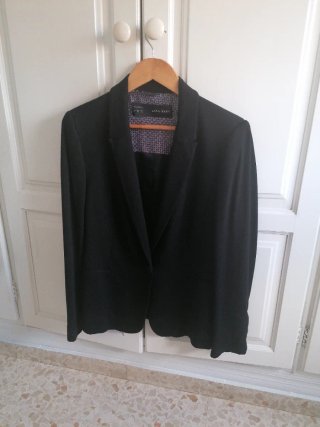 Chaqueta Negra Zara