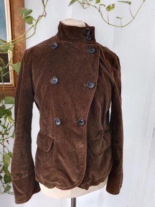 Chaqueta Terciopelo Marrón Massimo Dutti
