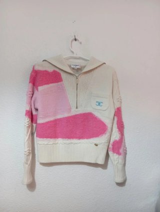 Jersey Chanel Blanco y Rosa