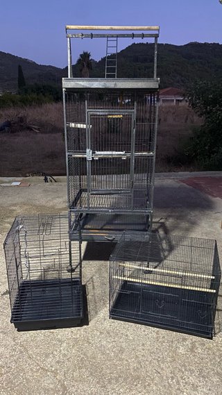 Set de 3 Jaulas para Aves