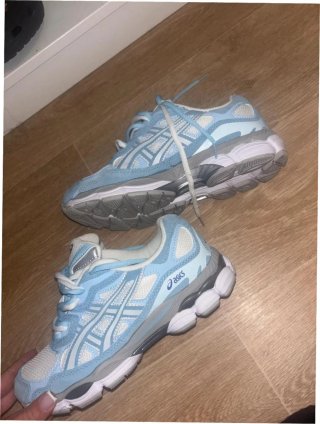 Zapatillas ASICS Gel-NYC Cream Arctic Sky Talla 39