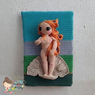Cuadro Amigurumi El Nacimiento de Venus