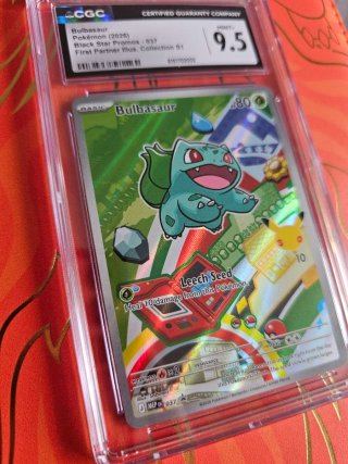 Carta Pokémon Bulbasaur CGC 9.5