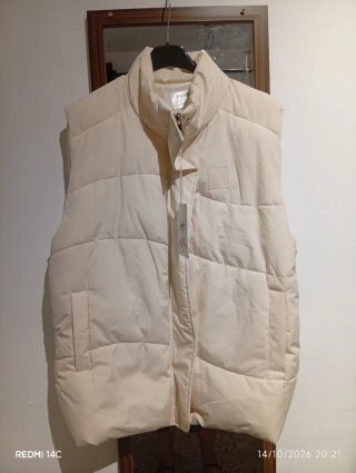 Chaleco Plumífero Beige