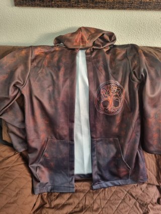 Sudadera con Capucha Estampado Vikingo