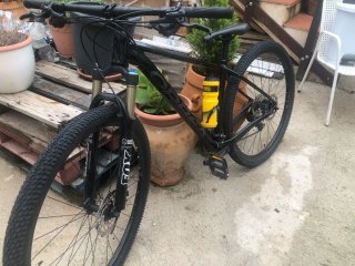 Bicicleta Orbea onna con suspensión fox 32