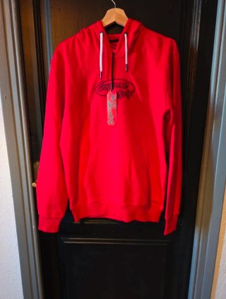 Sudadera con capucha Supreme Grip roja