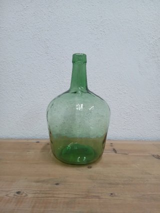 Damajuana de Vidrio Verde. 4 l.