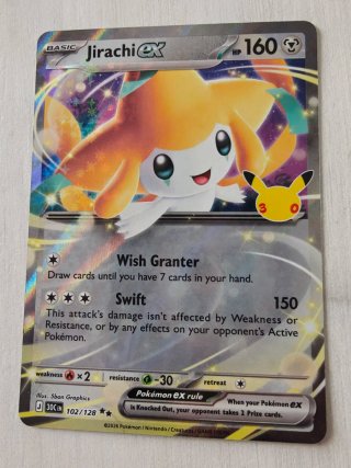 Carta Pokémon Jirachi ex 30 Aniversario