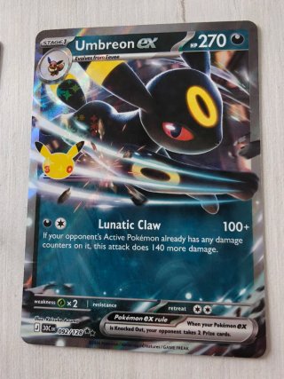 Carta Pokémon Umbreon ex 30 Aniversario