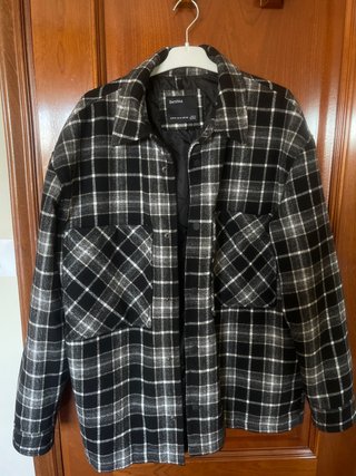 Sobrecamisa de cuadros Bershka