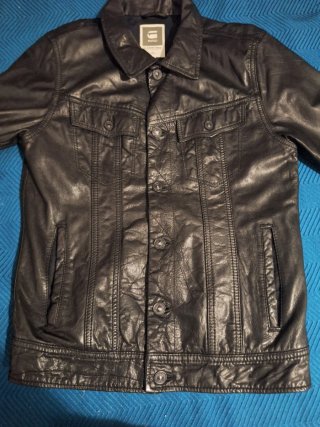 Cazadora Piel G-Star Trucker Talla M