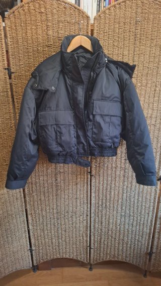 Chaqueta Bomber Negra