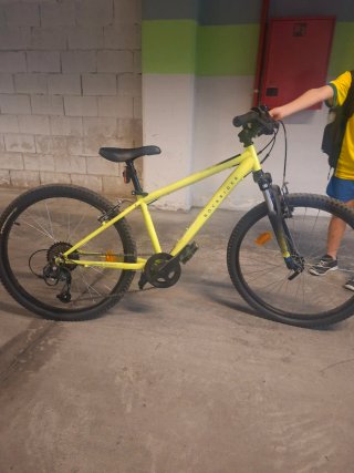 Bicicleta Infantil Rockrider Amarilla