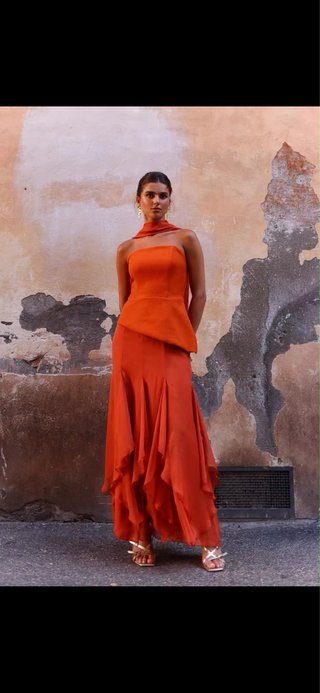 Vestido Miphai Naranja