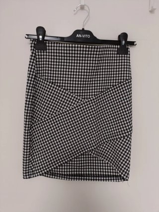 Falda corta cuadros Vichy