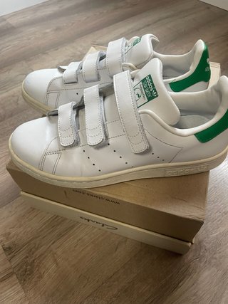 Zapatillas Adidas Stan Smith Blancas y Verdes