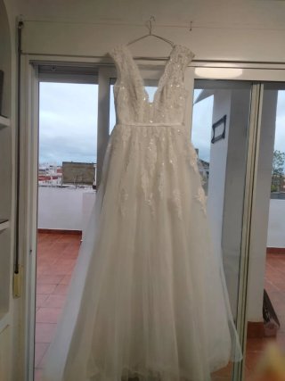Traje de novia blanco