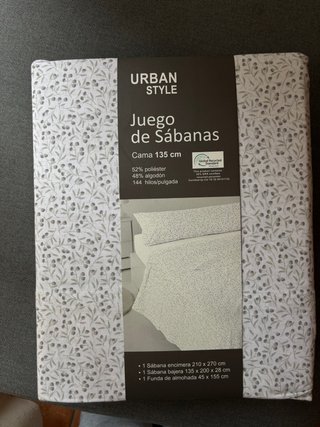 Juego de Sábanas Urban Style Cama 135 cm