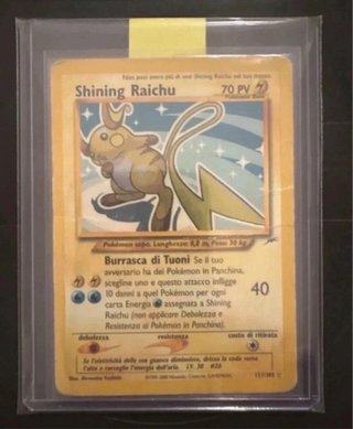 Carta Pokémon Shining Raichu 111/105 Neo Destiny