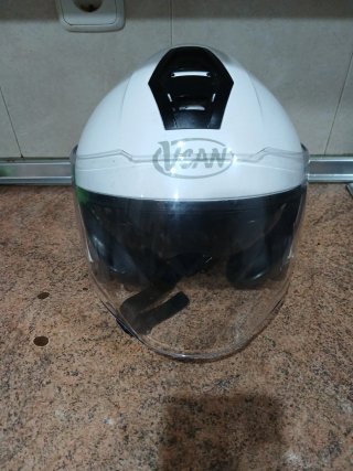 Casco de Moto Vcan Blanco