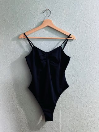 Body de tirantes azul oscuro M
