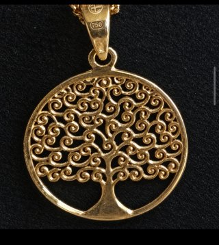Colgante Árbol de la Vida en Oro 18k