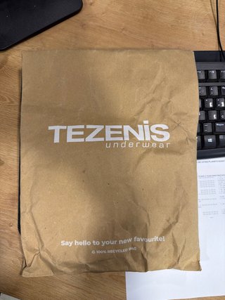 Bolsa de papel Tezenis de mi compi Marc
