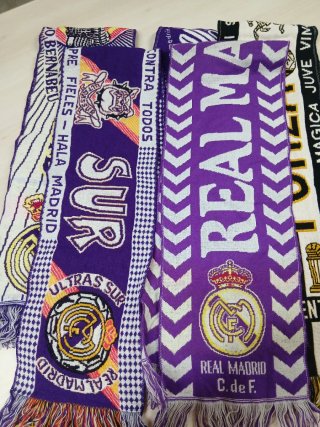 Lote de 5 bufandas de fútbol