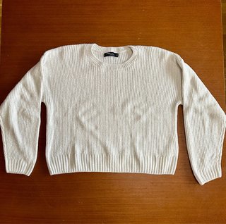 Jersey Blanco New Yorker Talla L