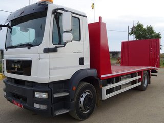 MAN TGA 18 340-CAMIONES PORTAMAQUINARIAS