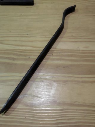Palanca de desencofrar pequeña, pata de cabra