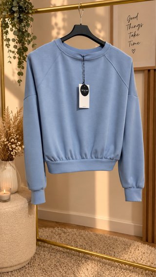 Sudadera Celeste TOP TOP
