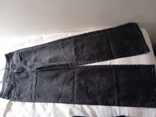 Pantalón Jean Bootcut Negro Talla 28