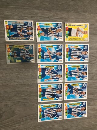 Lote de 11 Cartas Liga Santander