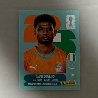 Cromo Amad Diallo - Mundial 2026