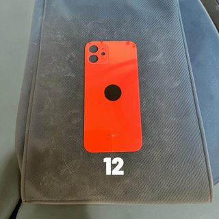 Cristal Trasero Rojo para iPhone 12