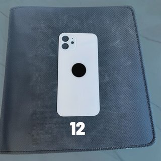 Cristallo posteriore iPhone 12 bianco